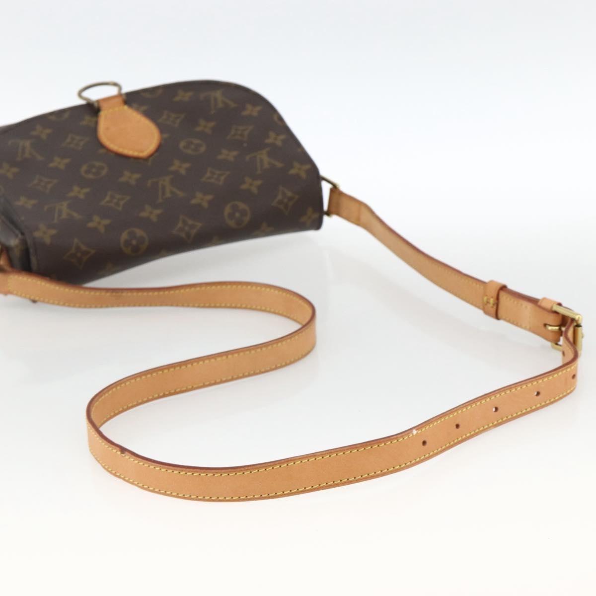 Louis Vuitton Saint Cloud Monogram Canvas Brown Canvas Handbag (Pre-Owned)