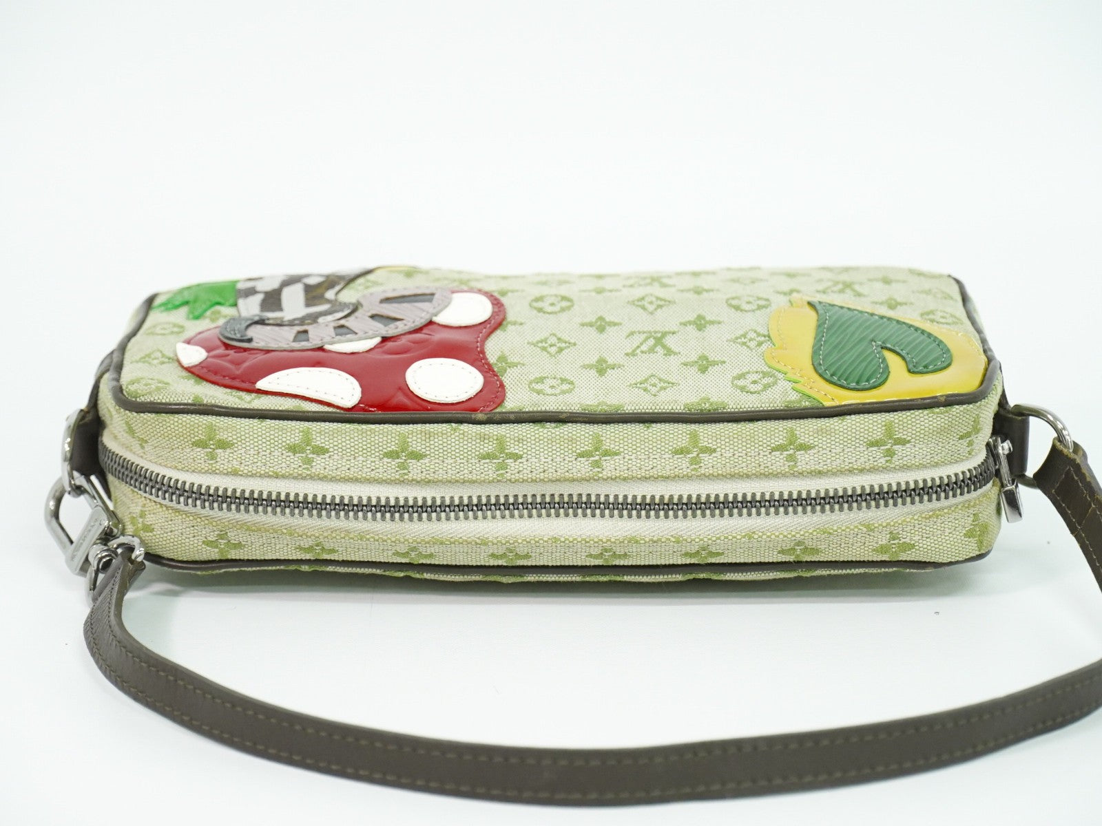 Louis Vuitton Conte De Fees Pochette Monogram Patchwork Khaki Canvas Shoulder Bag Bag (Pre-Owned)