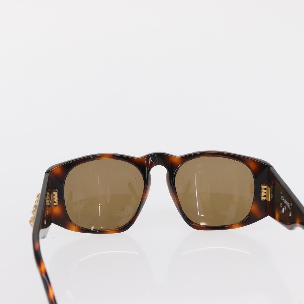 Chanel Camélia Plastic Brown Plastic Sunglasse Accessory (Pre-Owned)