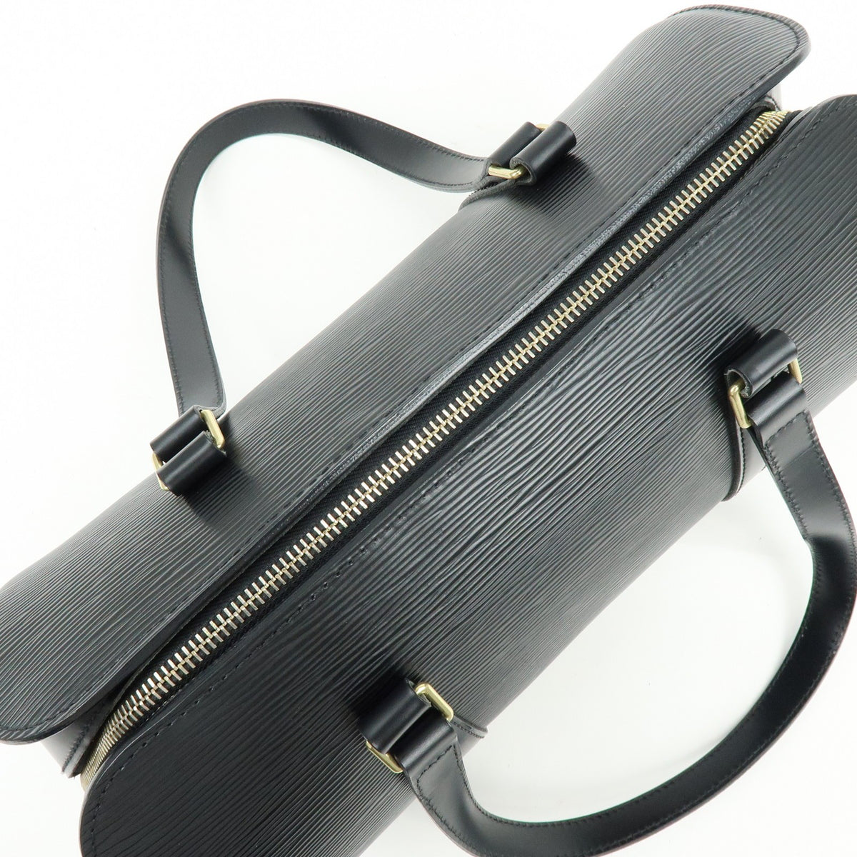 Louis Vuitton Soufflot Epi Leather Black Leather Tote Bag Bag (Pre-Owned)