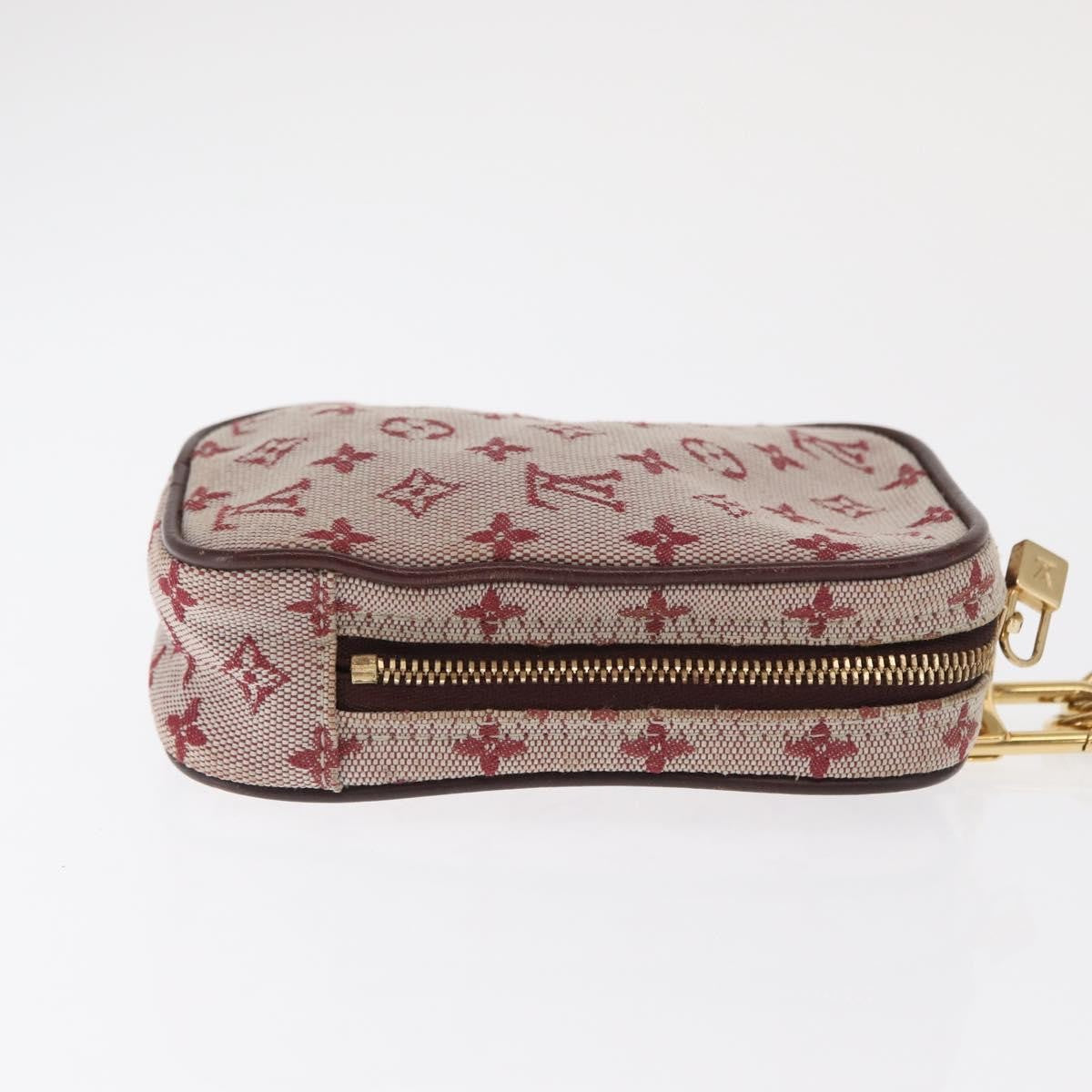Louis Vuitton Camera Mini Lin Red Canvas Clutche & Pouche Bag (Pre-Owned)
