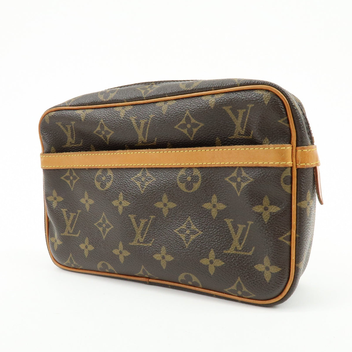 Louis Vuitton Compiegne Cosmetic Monogram Canvas Brown Canvas Toiletry Case Accessory (Pre-Owned)