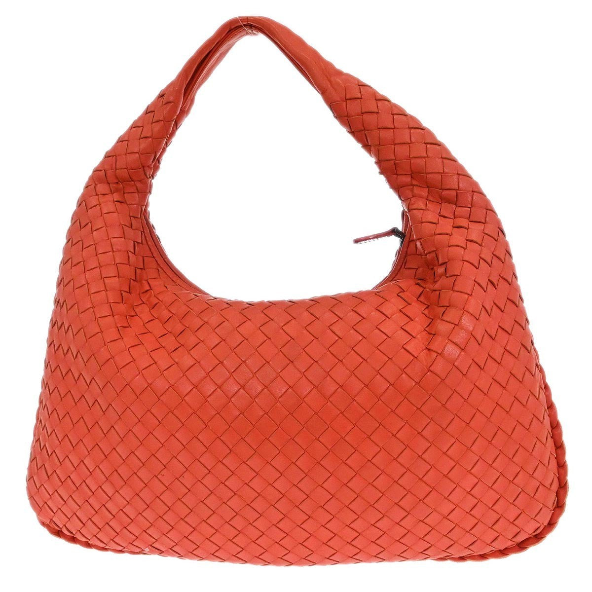 Bottega Veneta Veneta Hobo Intrecciato Nappa Pink Leather Handbag (Pre-Owned)