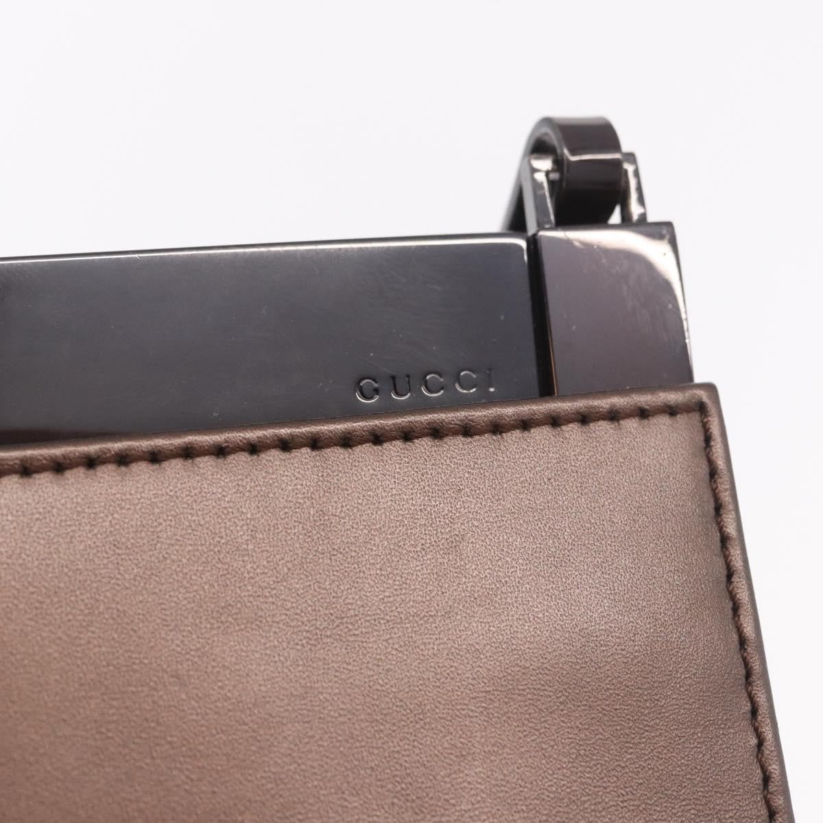 Gucci Vintage Leather Brown Leather Shoulder Bag Bag (Pre-Owned)