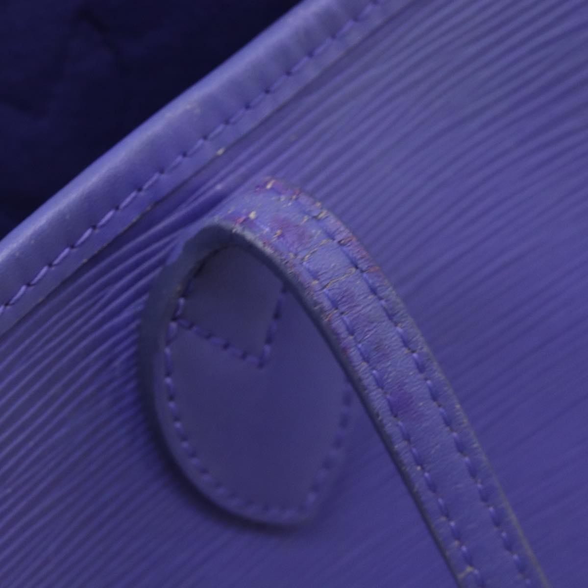 Louis Vuitton Neverfull Epi Leather Purple Leather Tote Bag Bag (Pre-Owned)