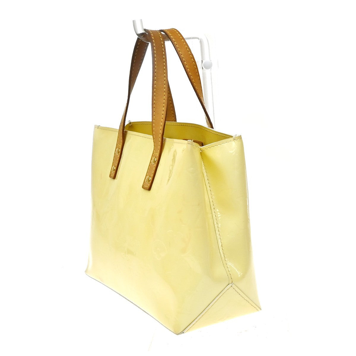 Louis Vuitton Robert Wilson Reade Vernis Yellow Patent_Leather Tote Bag Bag (Pre-Owned)