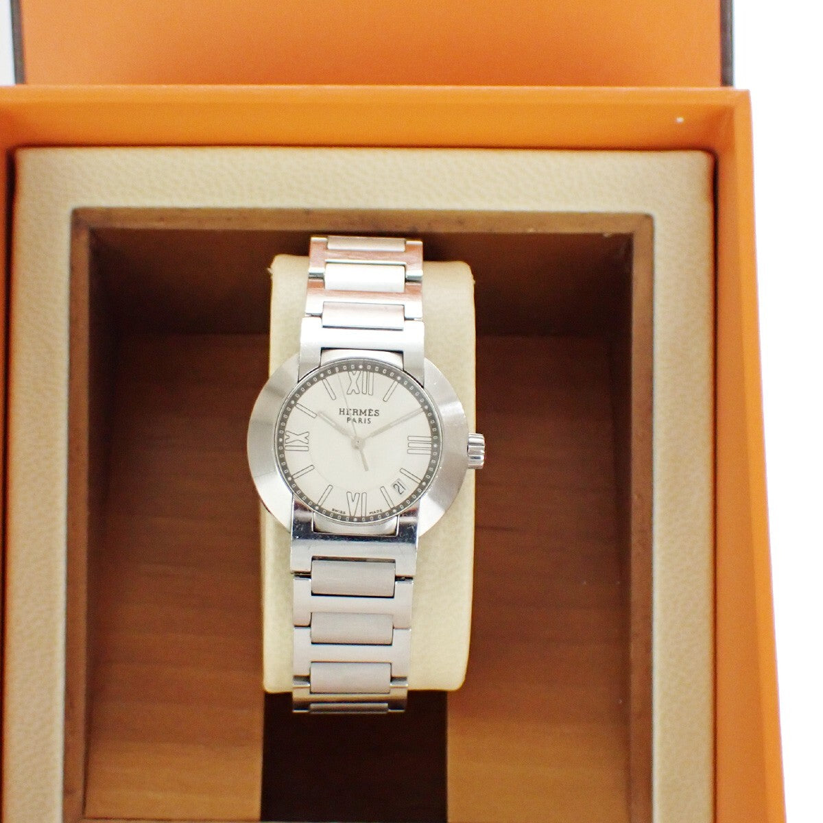 Hermes Nomade Quartz Stainless Steel Watch (Pre-Owned)