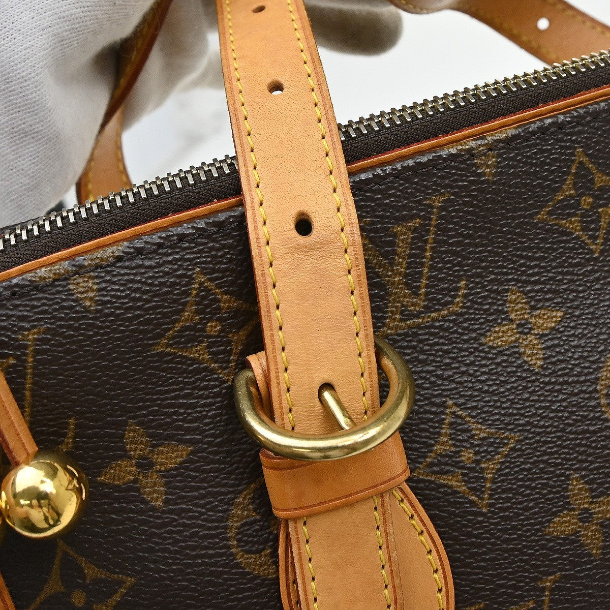 Louis Vuitton Popincourt Tote Monogram Canvas Brown Canvas Tote Bag Bag (Pre-Owned)