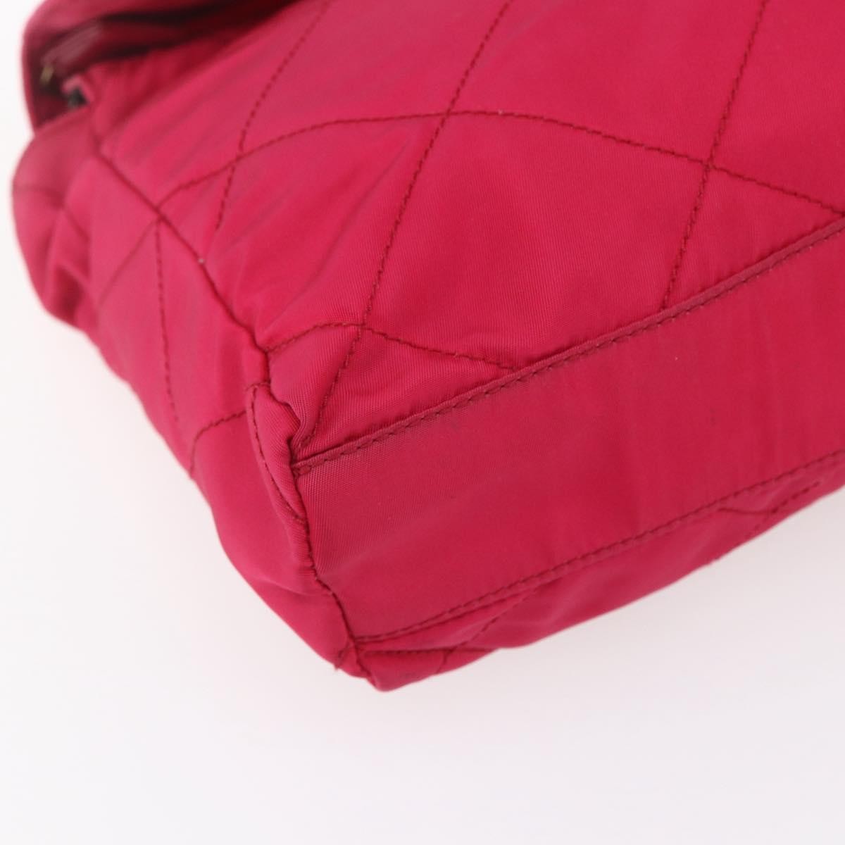 Prada Re-Edition 1995 Chain Tote Quilted Re-Nylon Pink Nylon Shoulder Bag Bag (Pre-Owned)