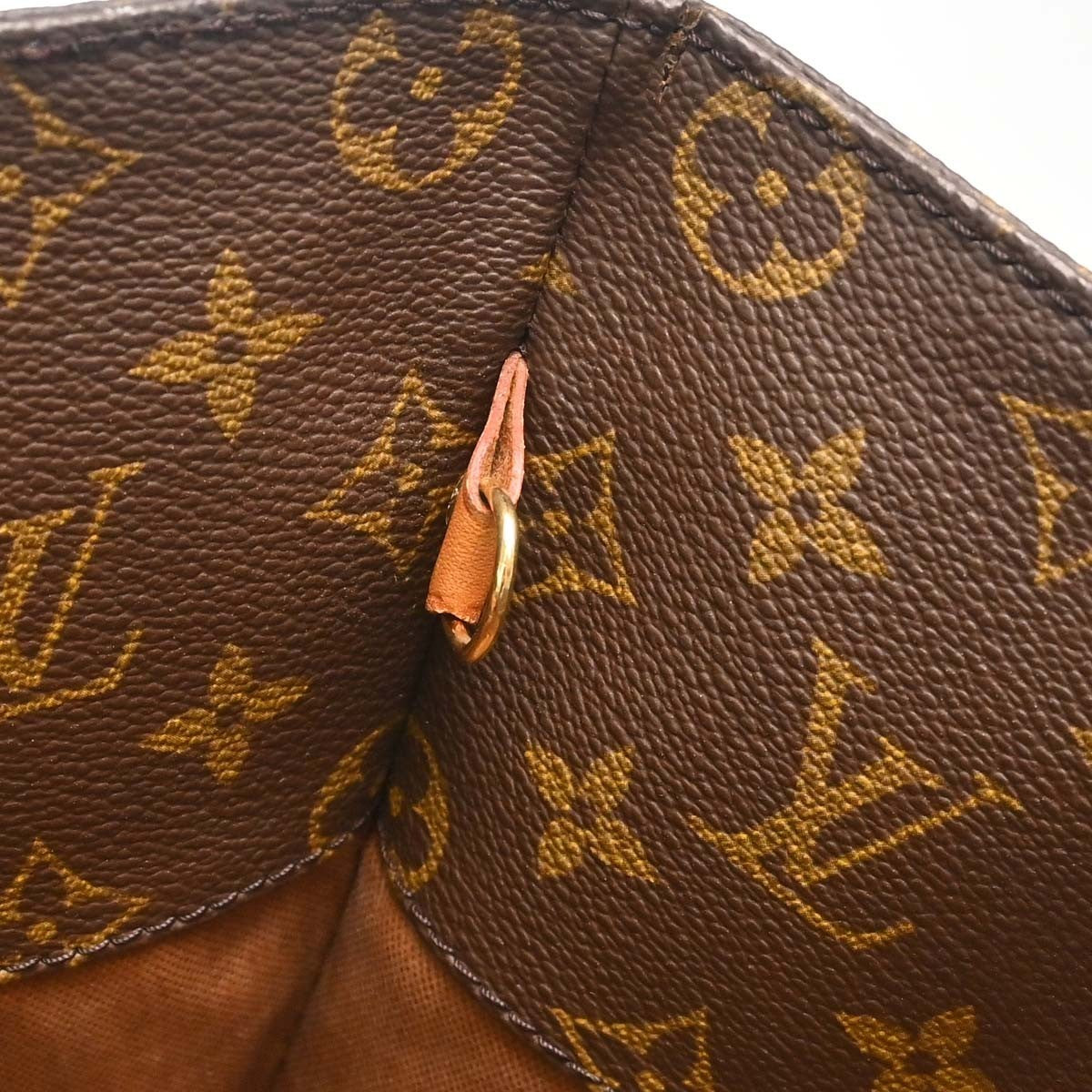 Louis Vuitton Shopping Sac Monogram Canvas Brown Canvas Handbag (Pre-Owned)