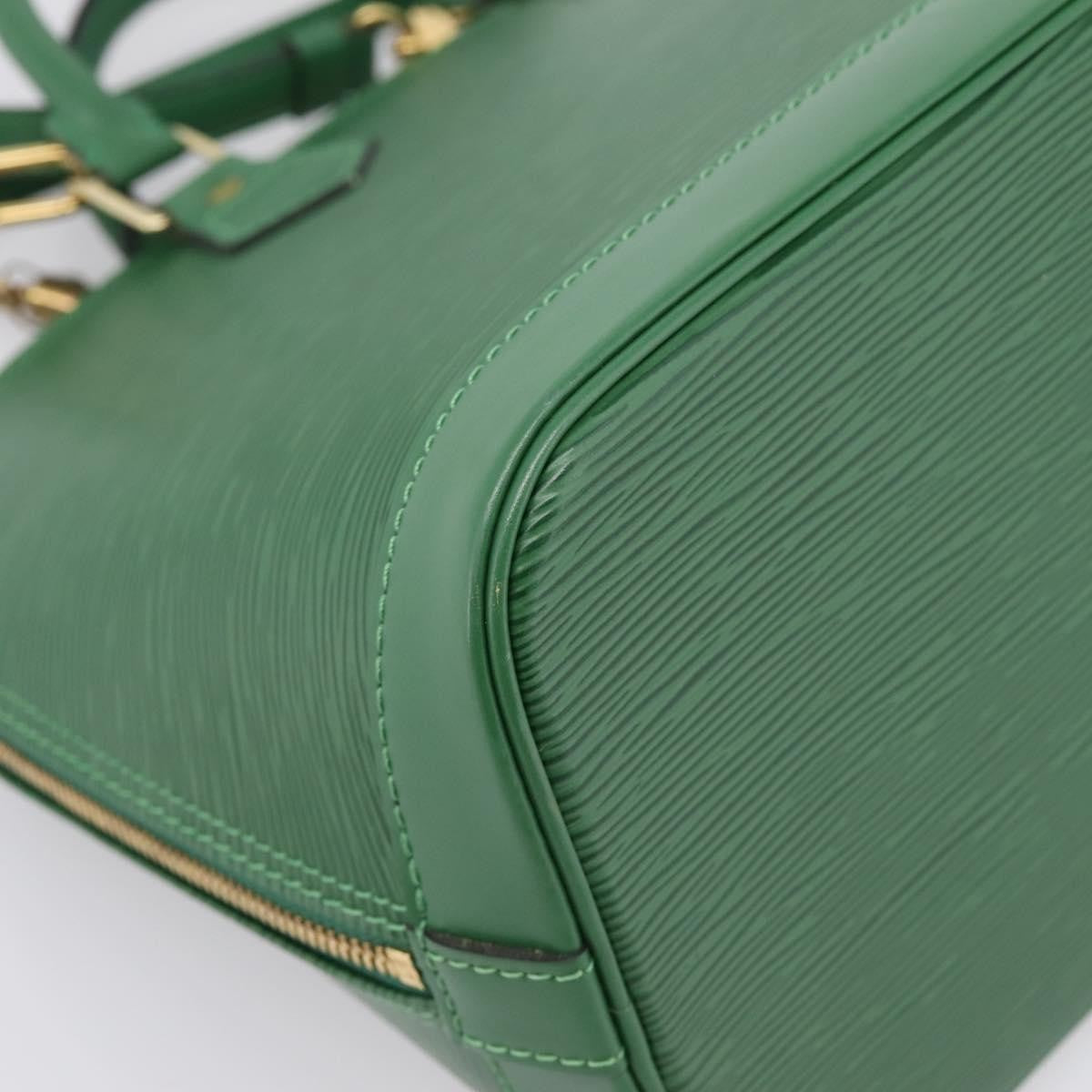 Louis Vuitton Alma Epi Leather Green Leather Handbag (Pre-Owned)