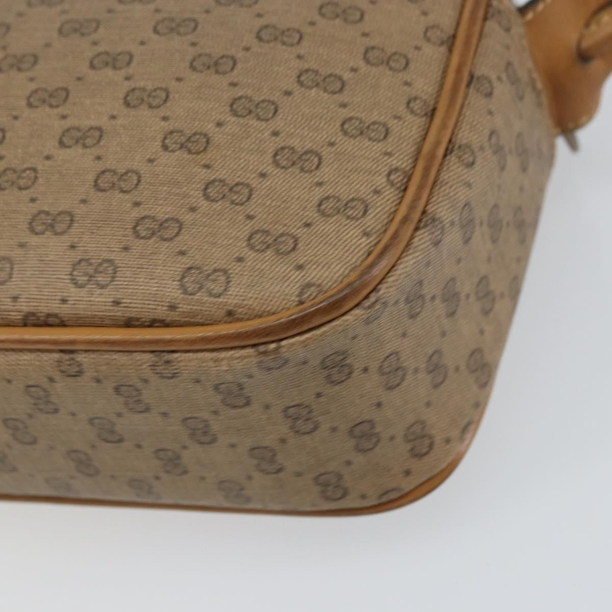 Gucci Micro Gg Supreme Gg Canvas Beige Pvc Shoulder Bag Bag (Pre-Owned)