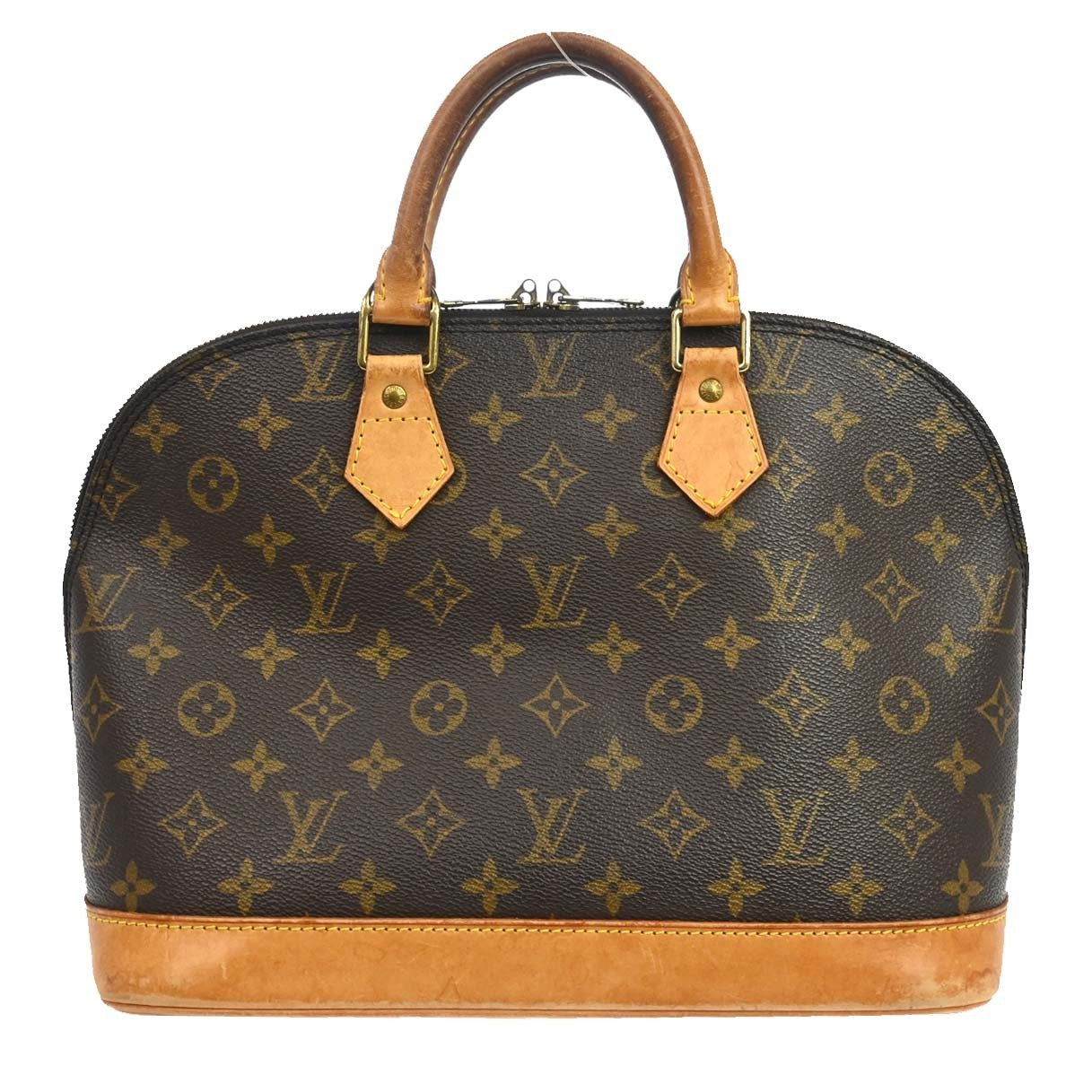 Louis Vuitton Alma Monogram Canvas Brown Canvas Handbag (Pre-Owned)