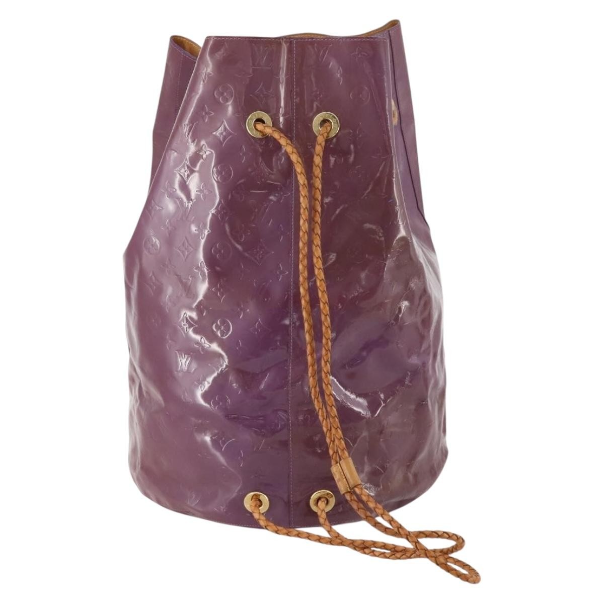 Louis Vuitton Morton Patent Leather Purple Patent_Leather Shoulder Bag Bag (Pre-Owned)