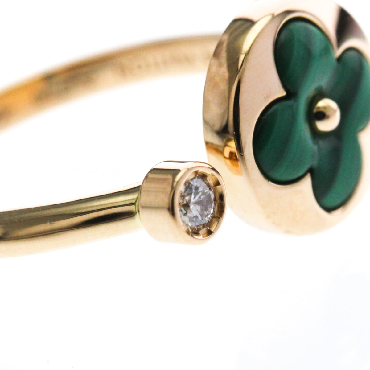Louis Vuitton Color Blossom Mini Sun 18K Rose Gold With Mother Of Pearl And Diamond Gold Pink_Gold Ring Jewelry (Pre-Owned)