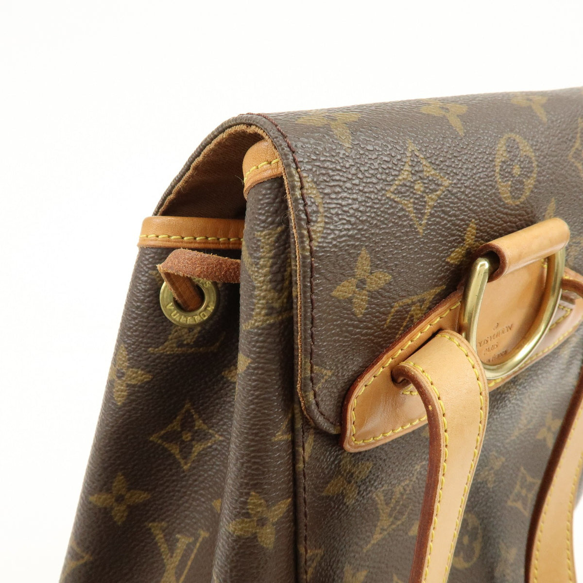 Louis Vuitton Vintage Montsouris Monogram Canvas Brown Canvas Backpack Bag (Pre-Owned)