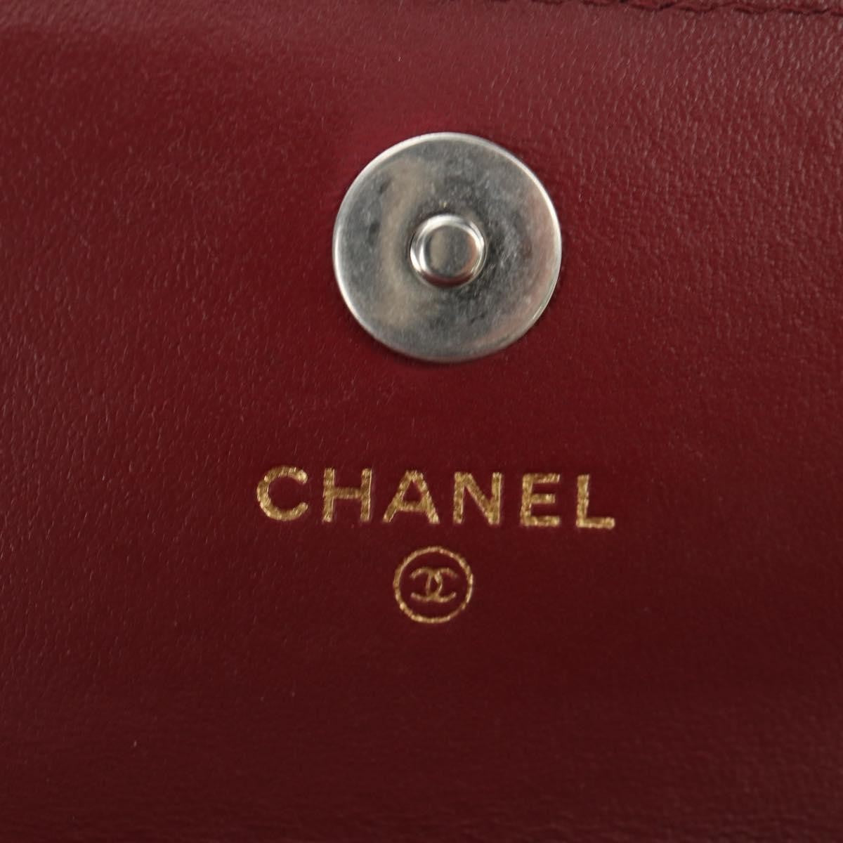 Chanel 19 Wallet On Chain Quilted Lambskin Burgundy Leather Shoulder Bag Bag (Pre-Owned)