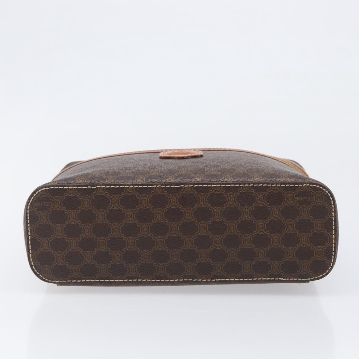 Celine Macadam Vanity Canvas Brown Canvas Clutche & Pouche Bag (Pre-Owned)