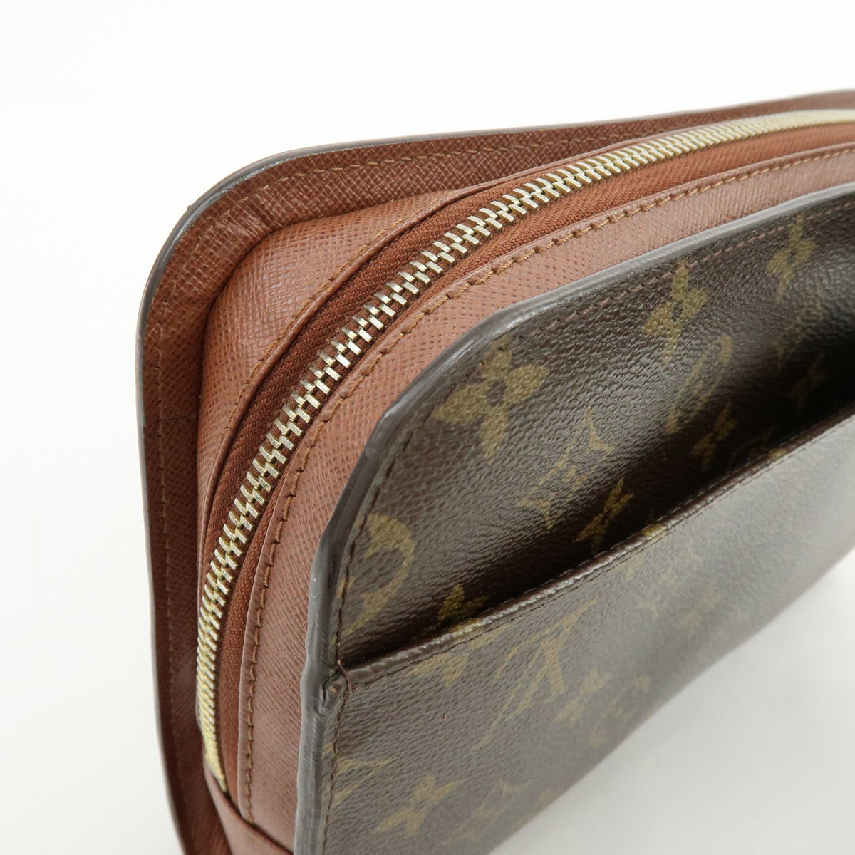 Louis Vuitton Pochette Orsay Monogram Canvas Brown Canvas Clutche & Pouche Bag (Pre-Owned)