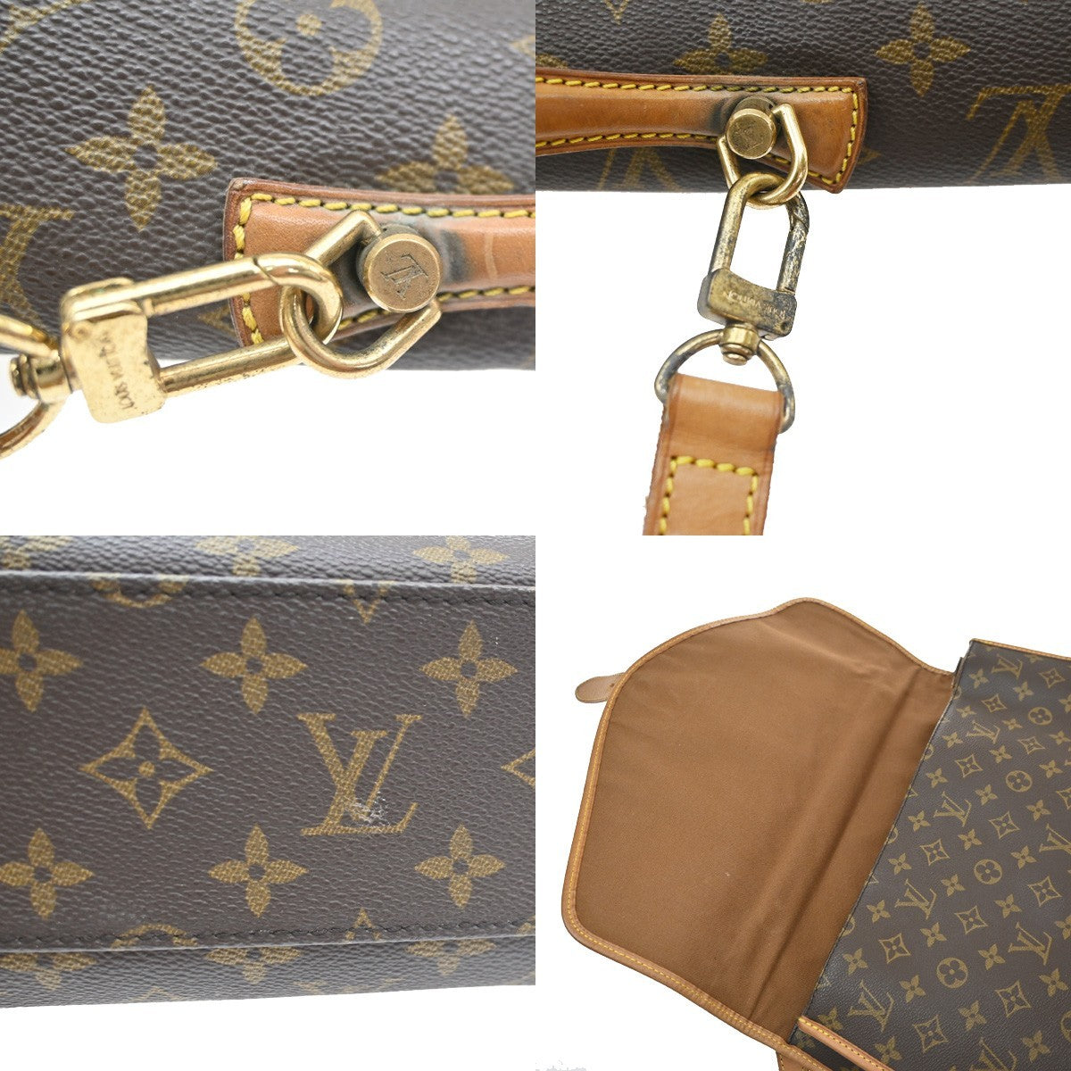 Louis Vuitton Beverly Monogram Canvas Brown Canvas Briefcase Bag (Pre-Owned)