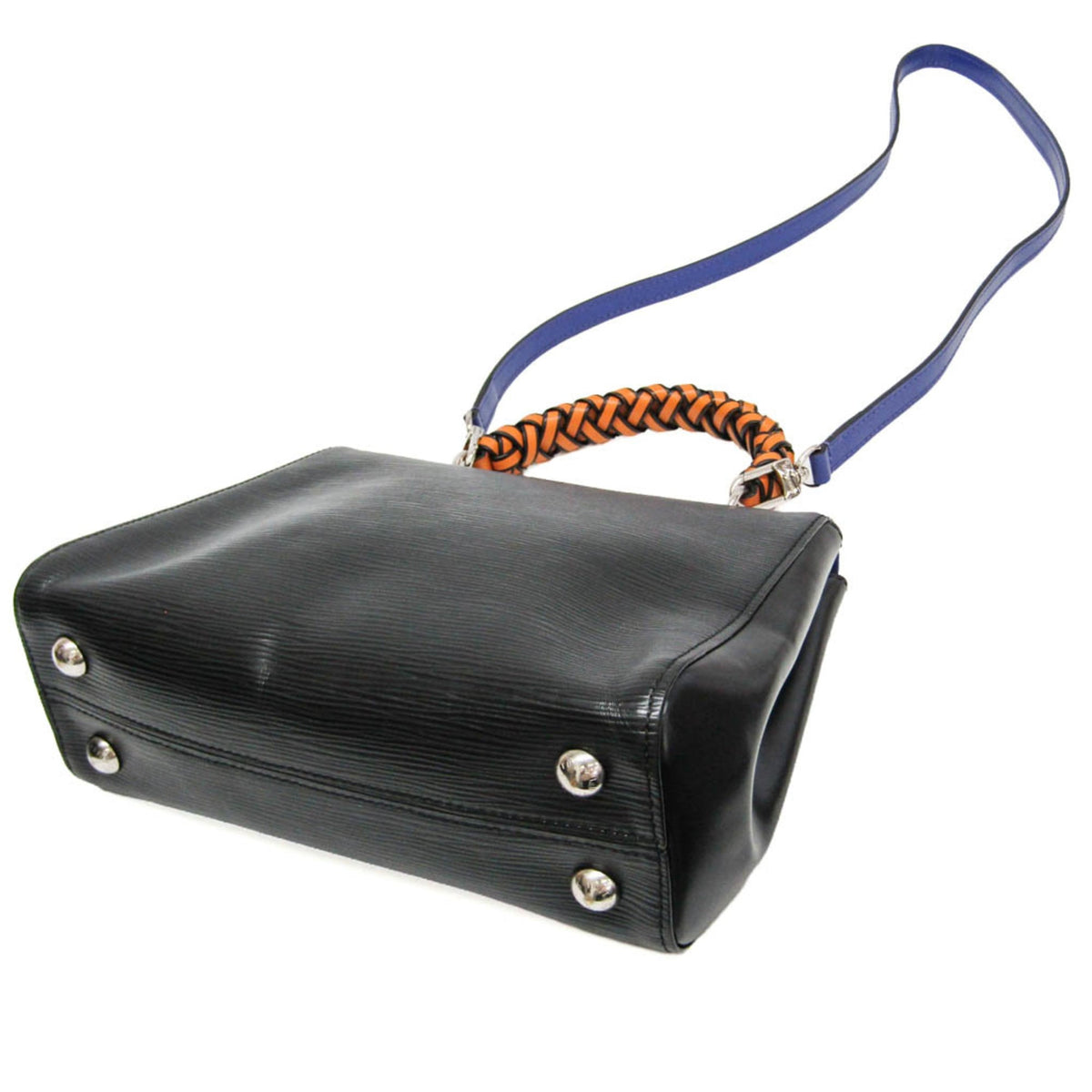 Louis Vuitton Cluny Top Handle Epi Leather Black Leather Handbag (Pre-Owned)