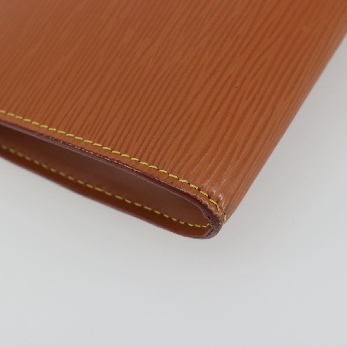Louis Vuitton Pochette Accessoires Epi Brown Leather Clutche & Pouche Bag (Pre-Owned)