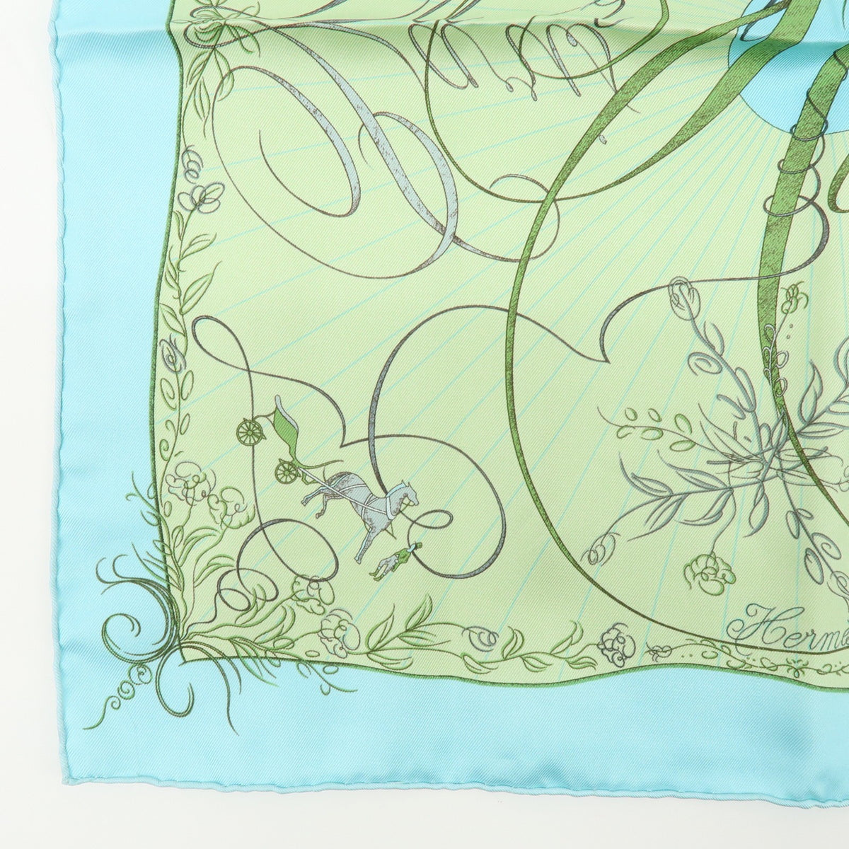 Hermes Carré 45 Les Capucines 100% Silk Multicolour Silk Scarve & Shawl Accessory (Pre-Owned)