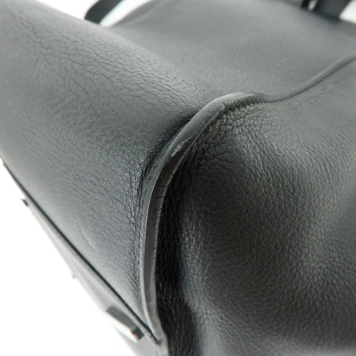 Loewe Hammock Leather Black Leather Handbag (Pre-Owned)