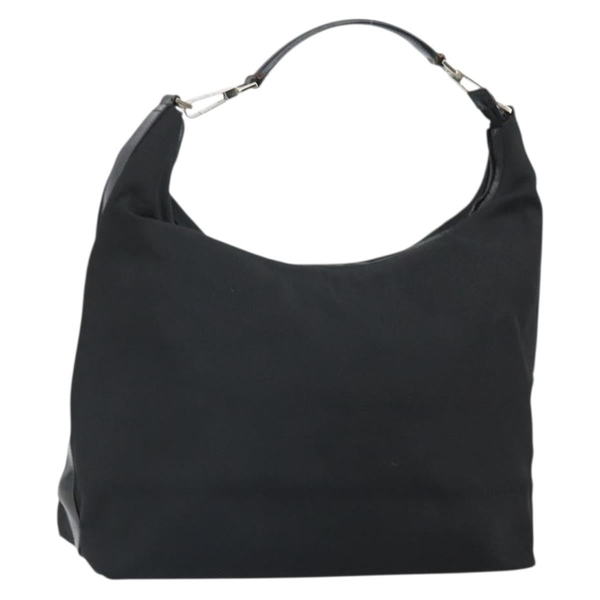 Gucci Vintage Nylon Black Nylon Shoulder Bag Bag (Pre-Owned)