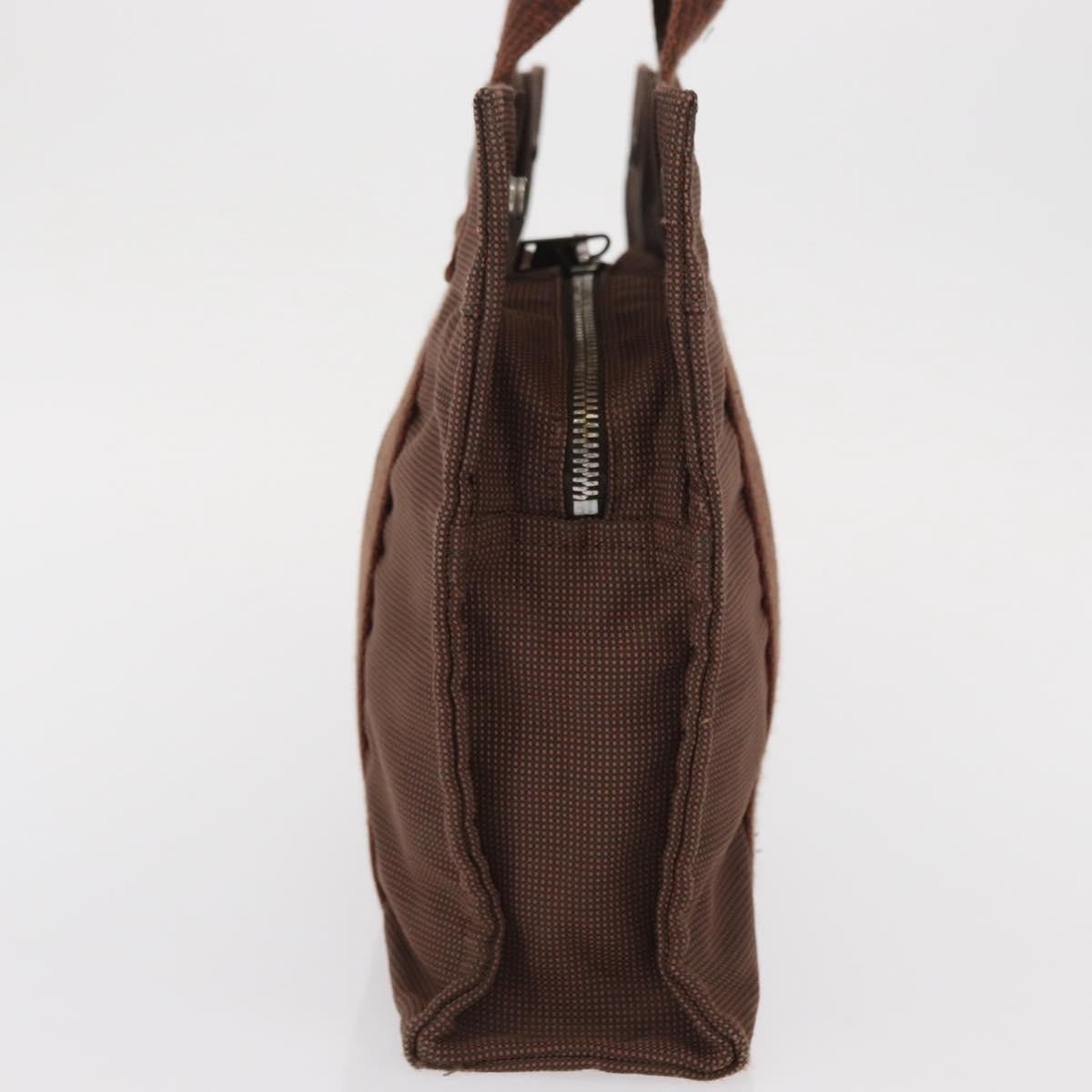 Hermes Fourre-Tout Herline Canvas Brown Canvas Tote Bag Bag (Pre-Owned)