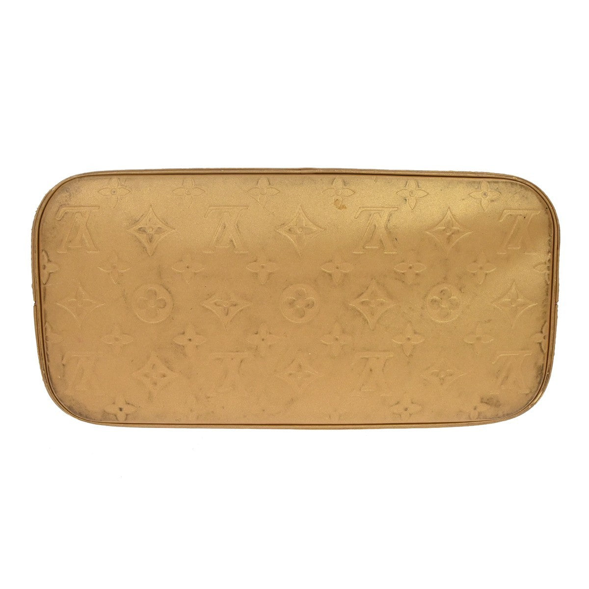 Louis Vuitton Mat Stockton Monogram Vernis Gold Patent_Leather Shoulder Bag Bag (Pre-Owned)