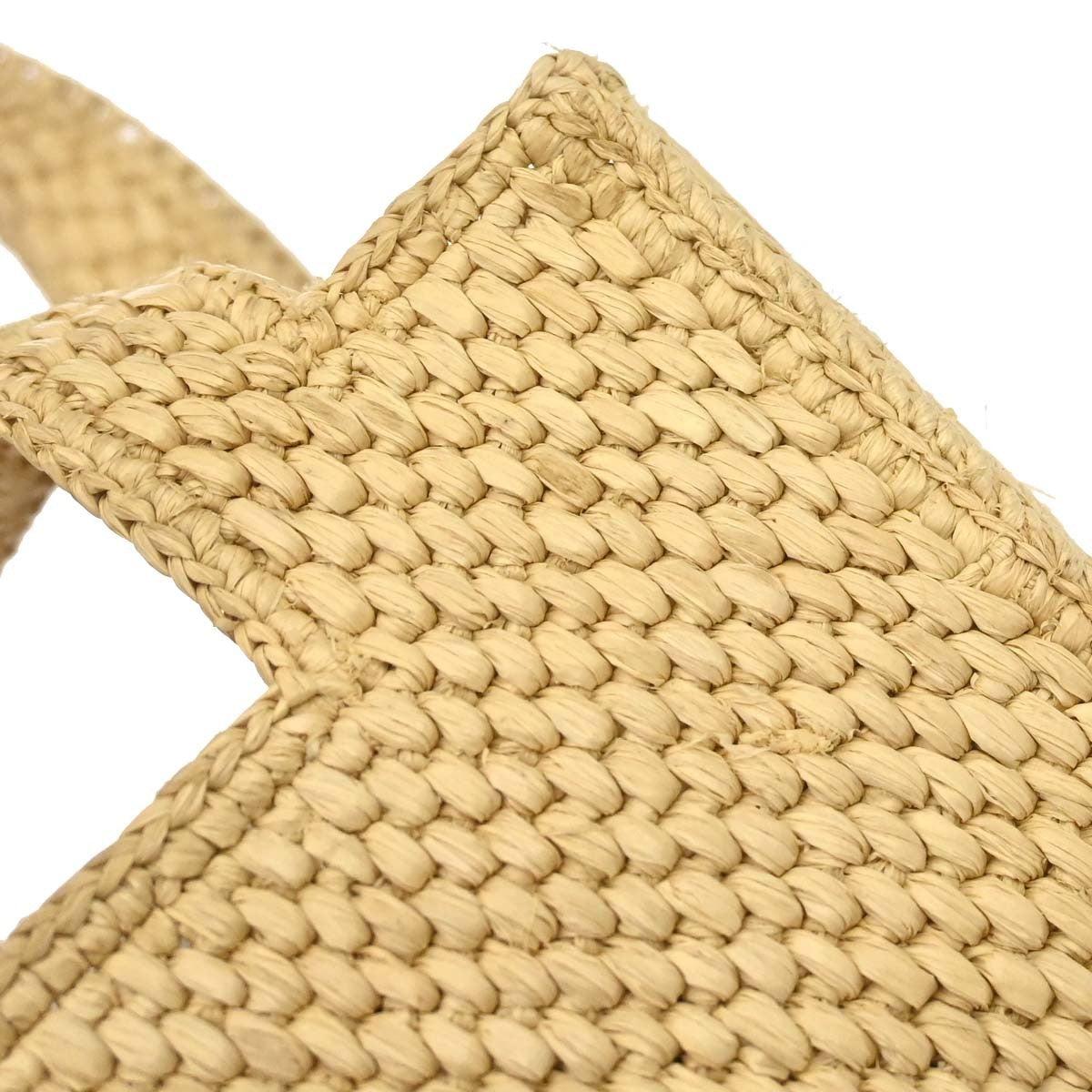 Loewe Paula's Ibiza Logo Convertible Tote Raffia Beige Wicker Tote Bag Bag (Pre-Owned)