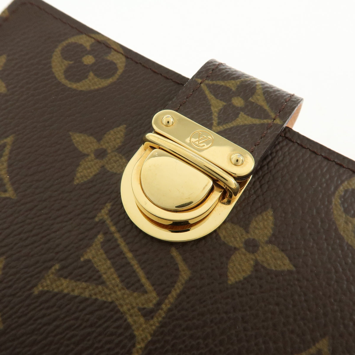 Louis Vuitton Koala Ring Agenda Cover Monogram Canvas Brown Canvas Briefcase Bag (Pre-Owned)