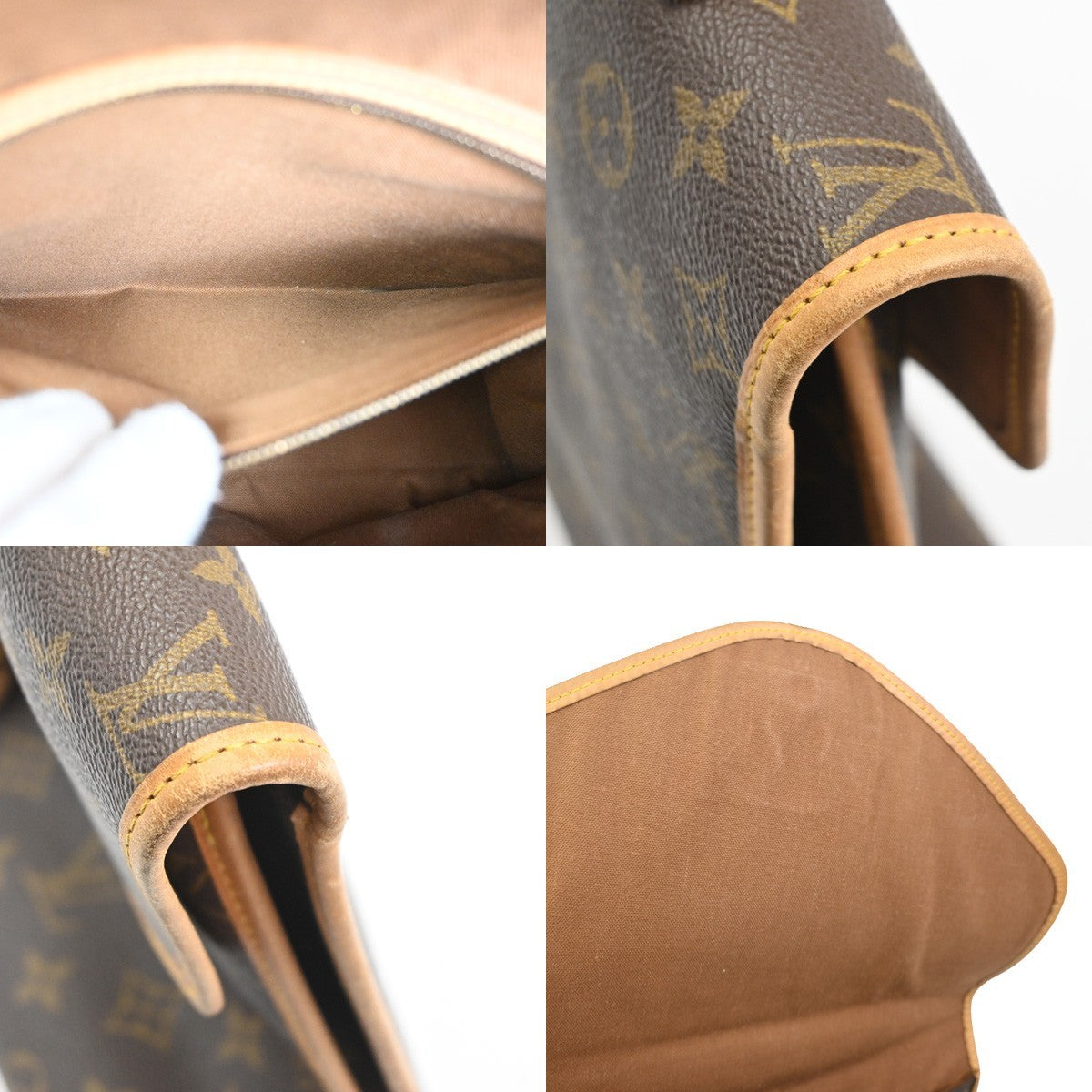 Louis Vuitton Beverly Monogram Canvas Brown Canvas Briefcase Bag (Pre-Owned)