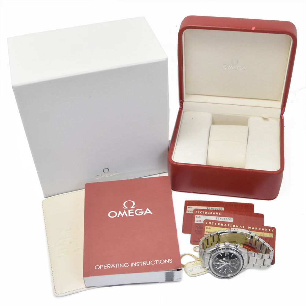 Omega Speedmaster Date Chronograph Automatic Stainless Steel Watch (Pre-Owned)