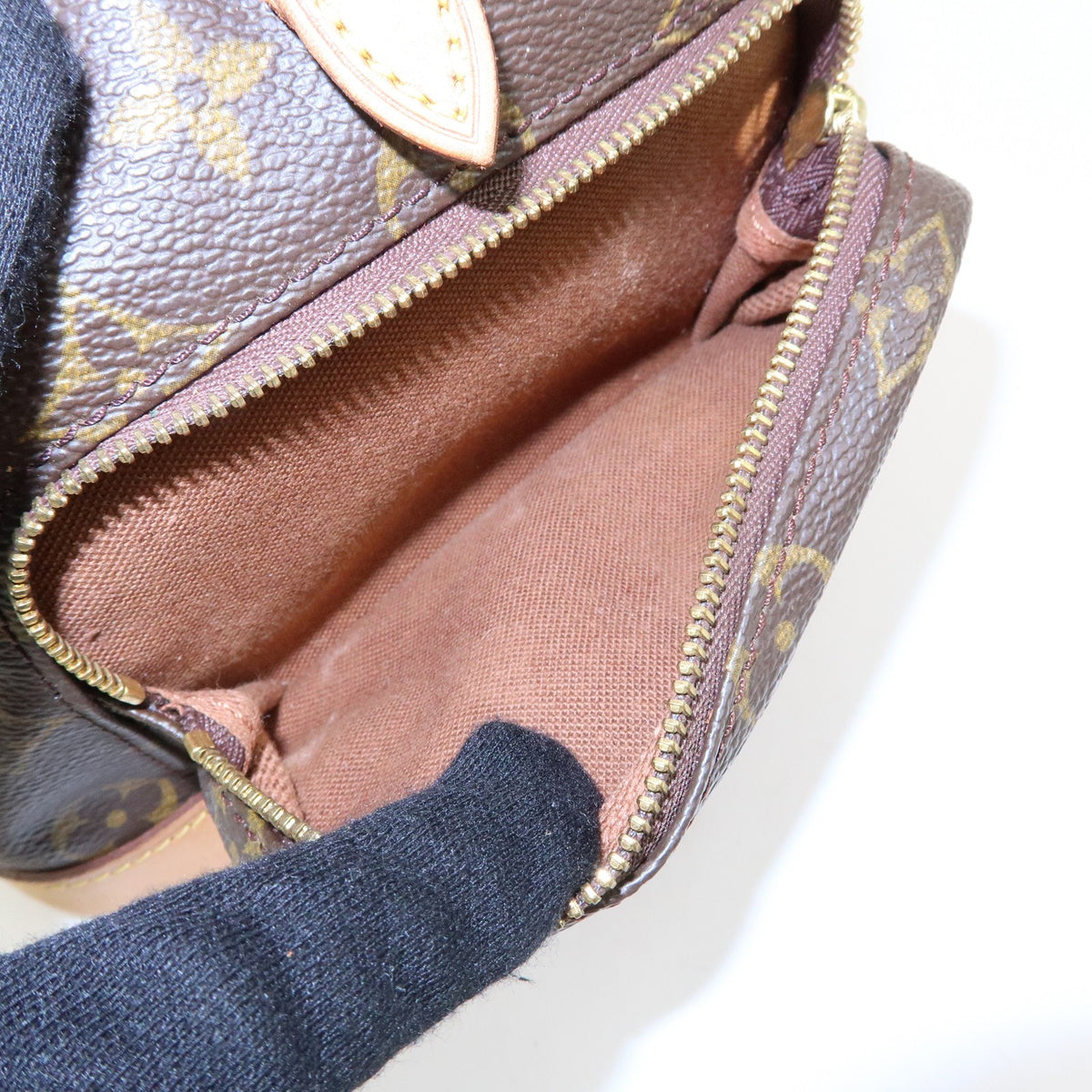 Louis Vuitton Vintage Montsouris Monogram Canvas Brown Canvas Backpack Bag (Pre-Owned)