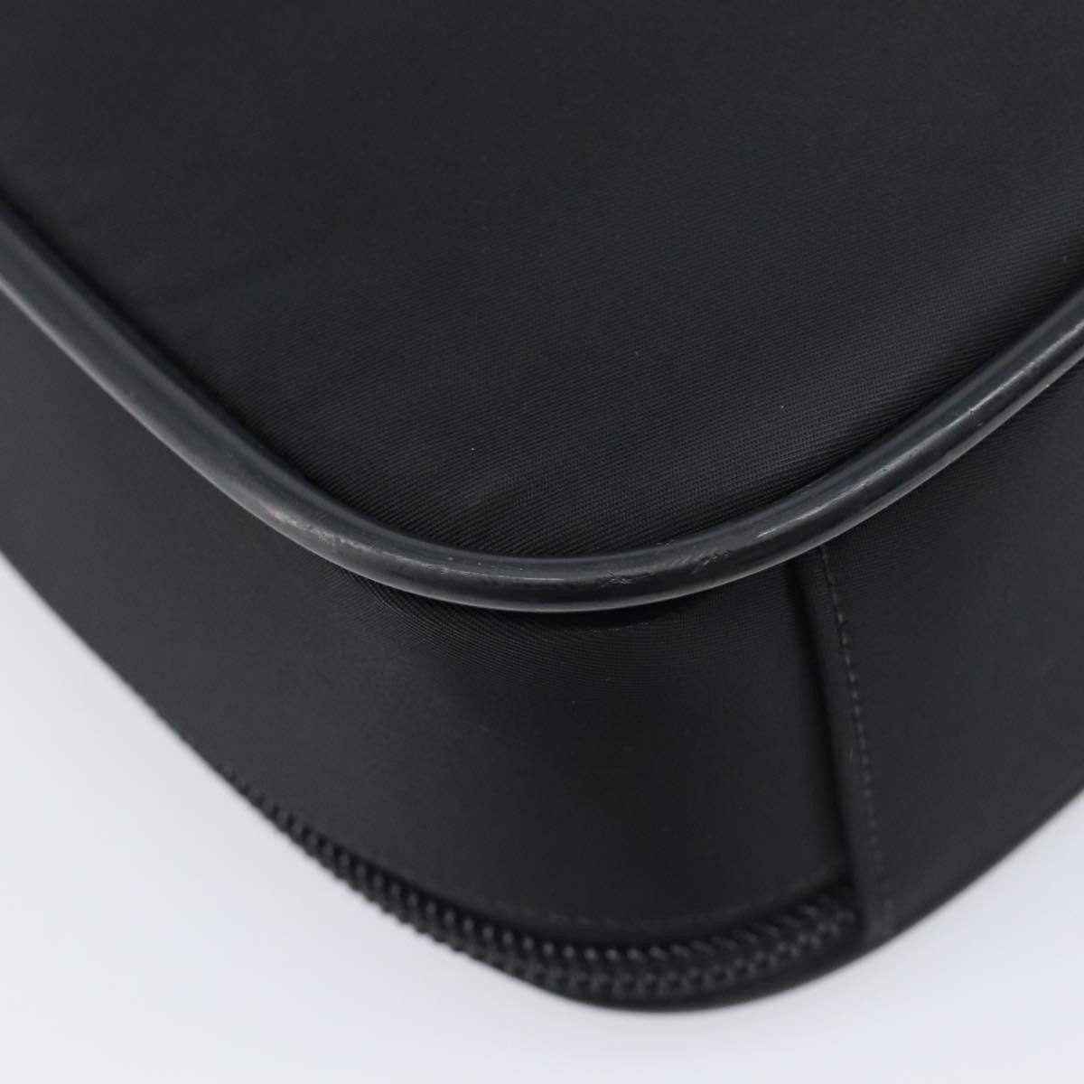 Prada Briefcase Tessuto And Saffiano Leather Black Nylon Briefcase Bag (Pre-Owned)