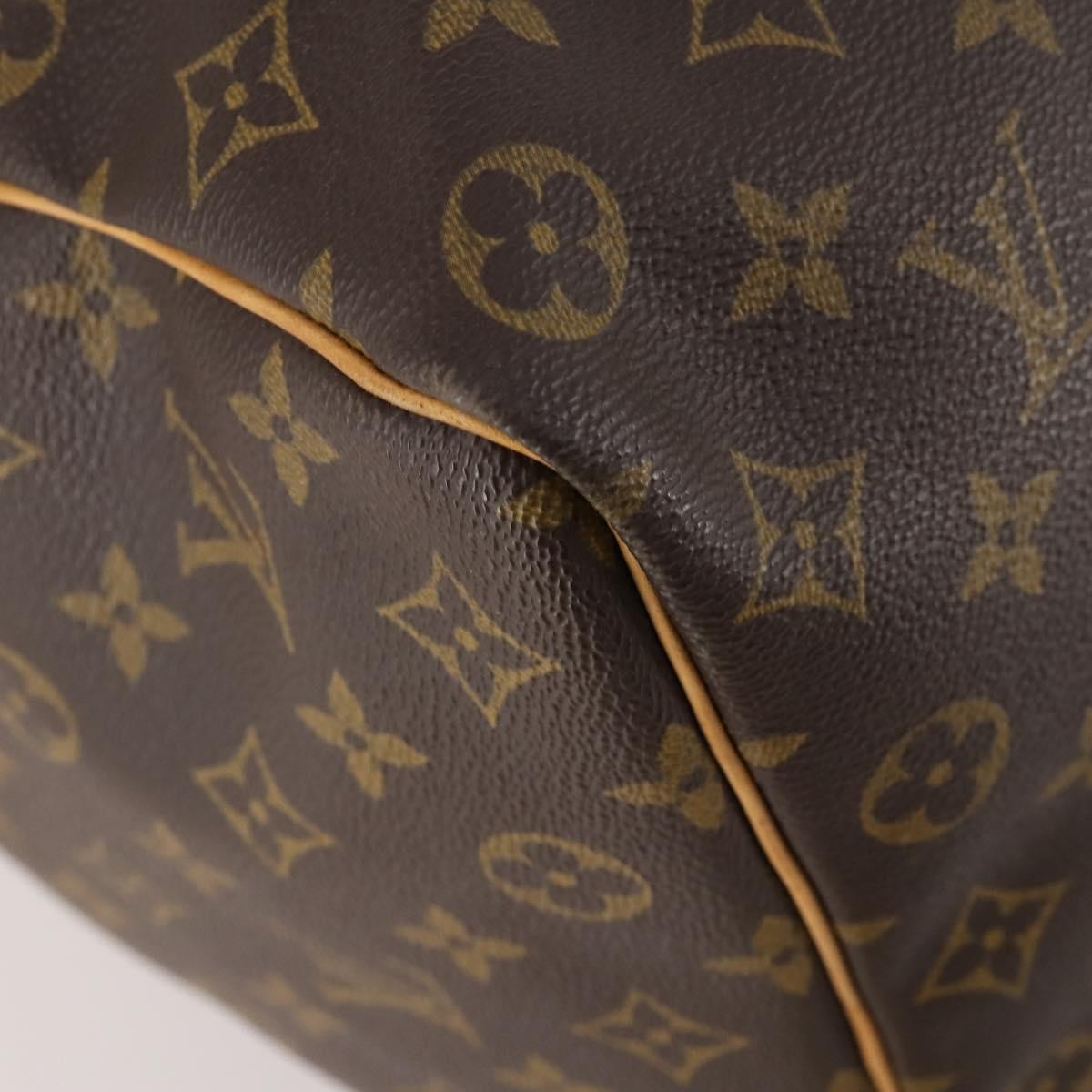Louis Vuitton Keepall Monogram Canvas Brown Canvas Travel Bag Bag (Pre-Owned)