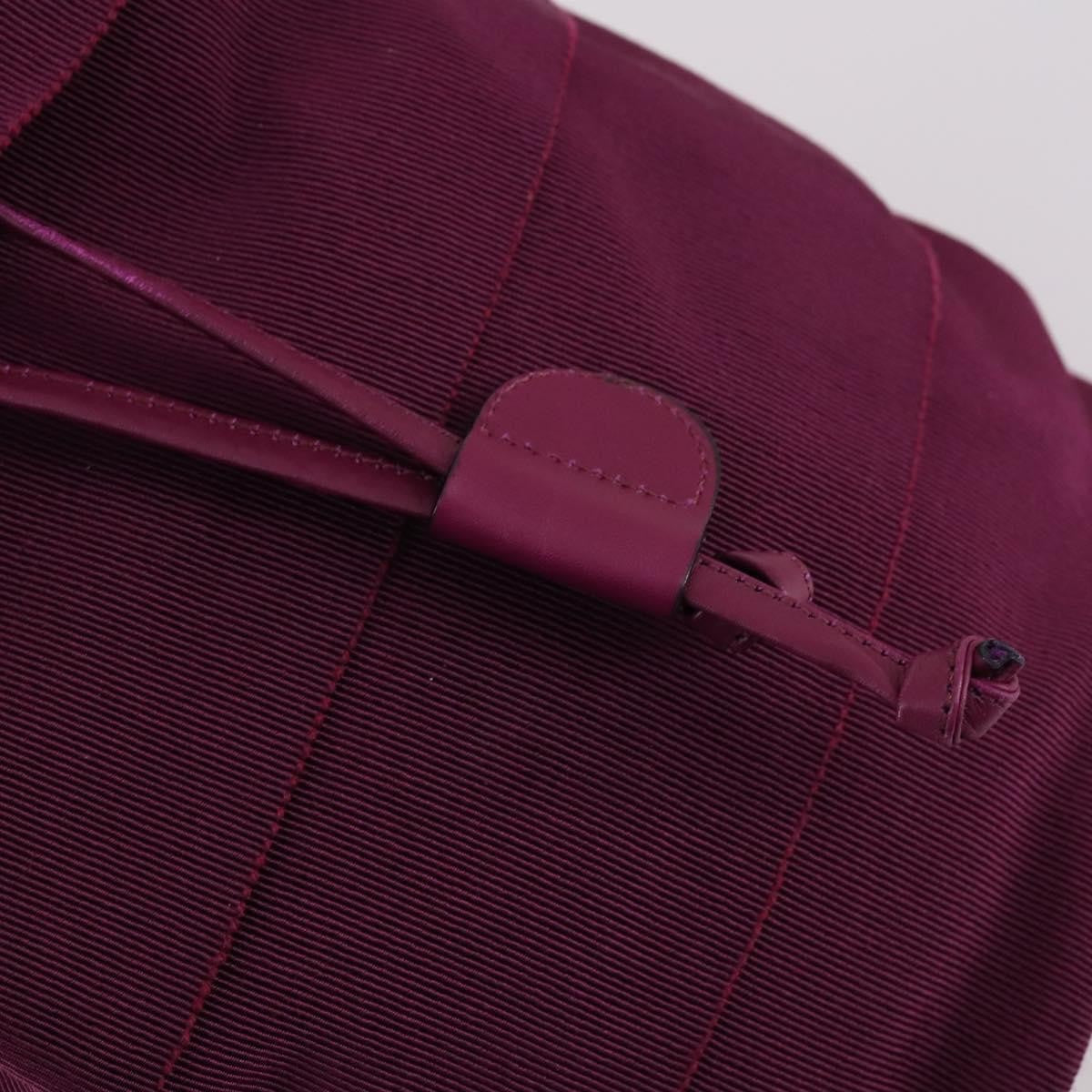 Salvatore Ferragamo Vala Canvas Purple Canvas Backpack Bag (Pre-Owned)