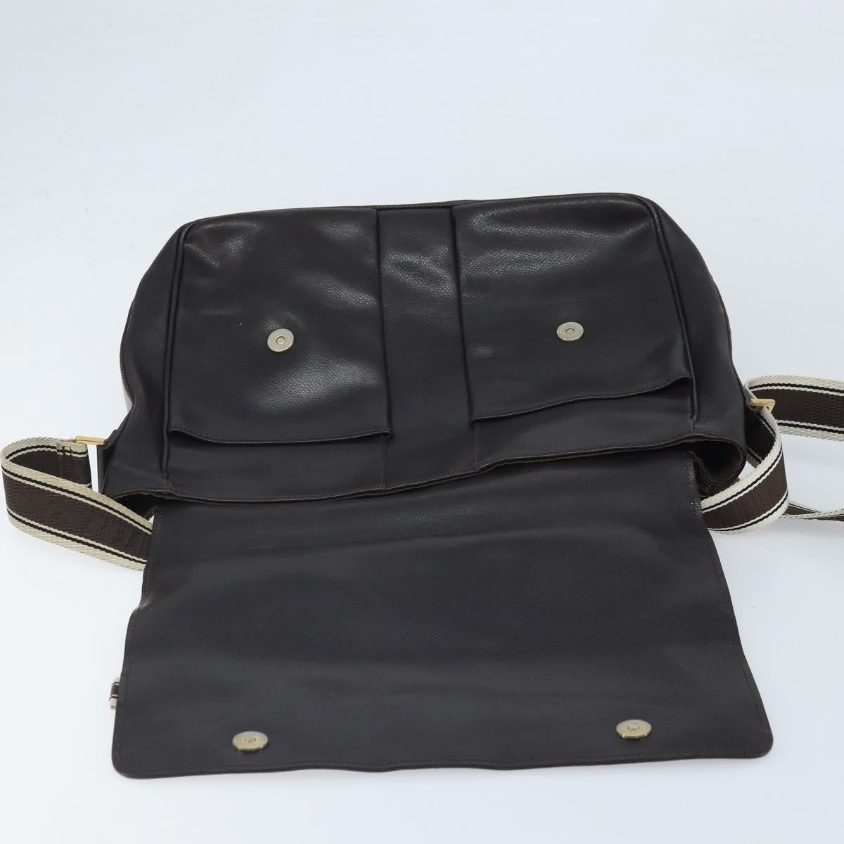Salvatore Ferragamo Vintage Leather Brown Leather Shoulder Bag Bag (Pre-Owned)