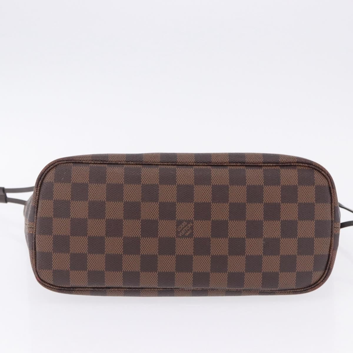 Louis Vuitton Neverfull Damier Brown Canvas Tote Bag Bag (Pre-Owned)