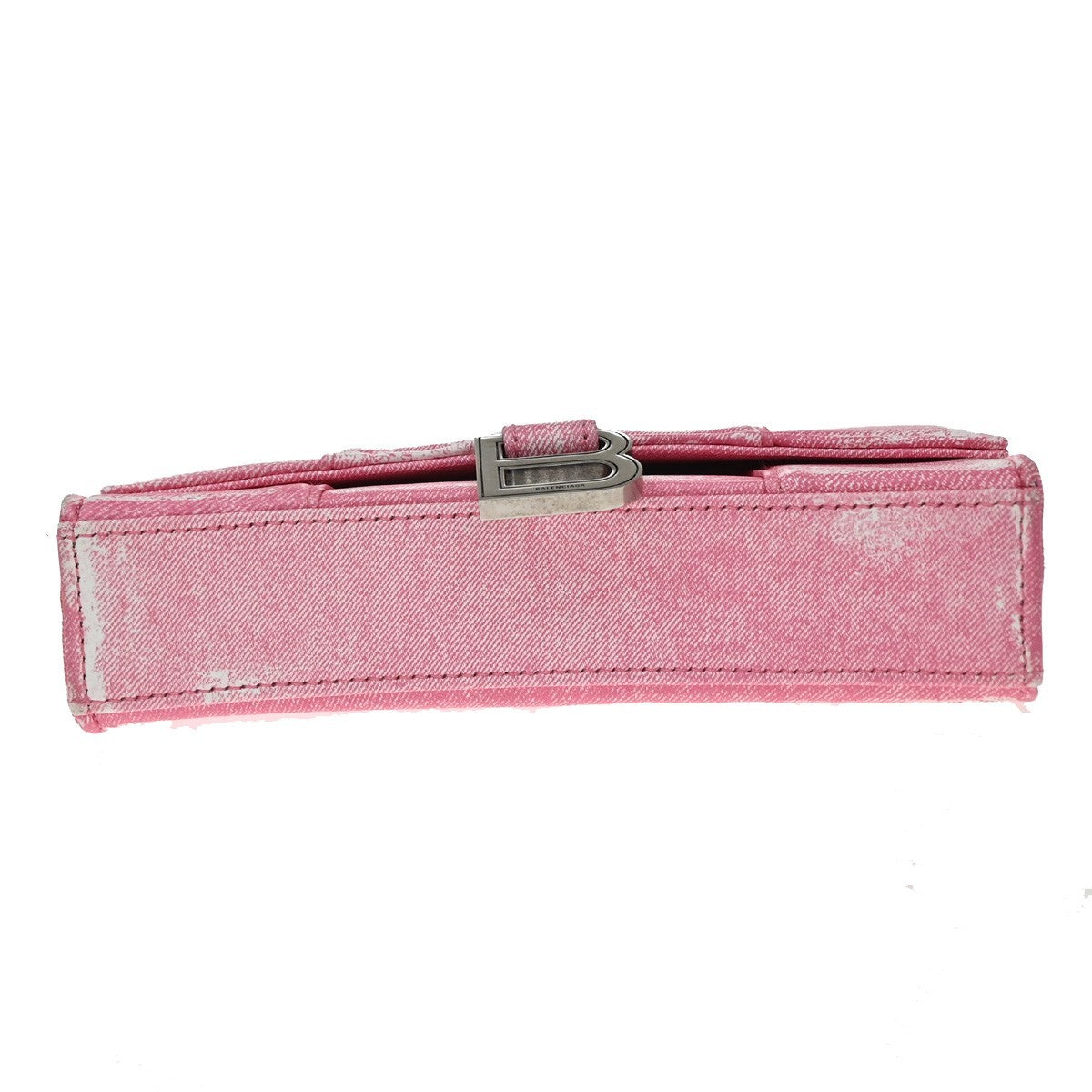 Balenciaga Hourglass Sling Leather Pink Leather Shoulder Bag Bag (Pre-Owned)
