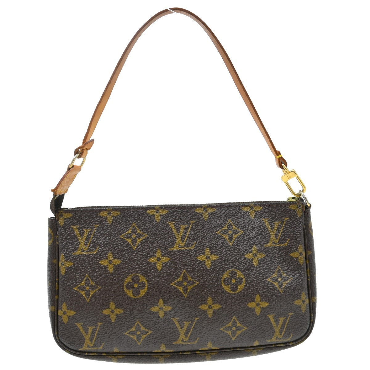 Louis Vuitton Pochette Accessoires Monogram Canvas Brown Canvas Clutche & Pouche Bag (Pre-Owned)
