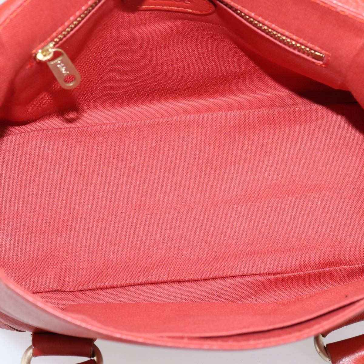 Chloe Handbag Leather Red Leather Handbag (Pre-Owned)