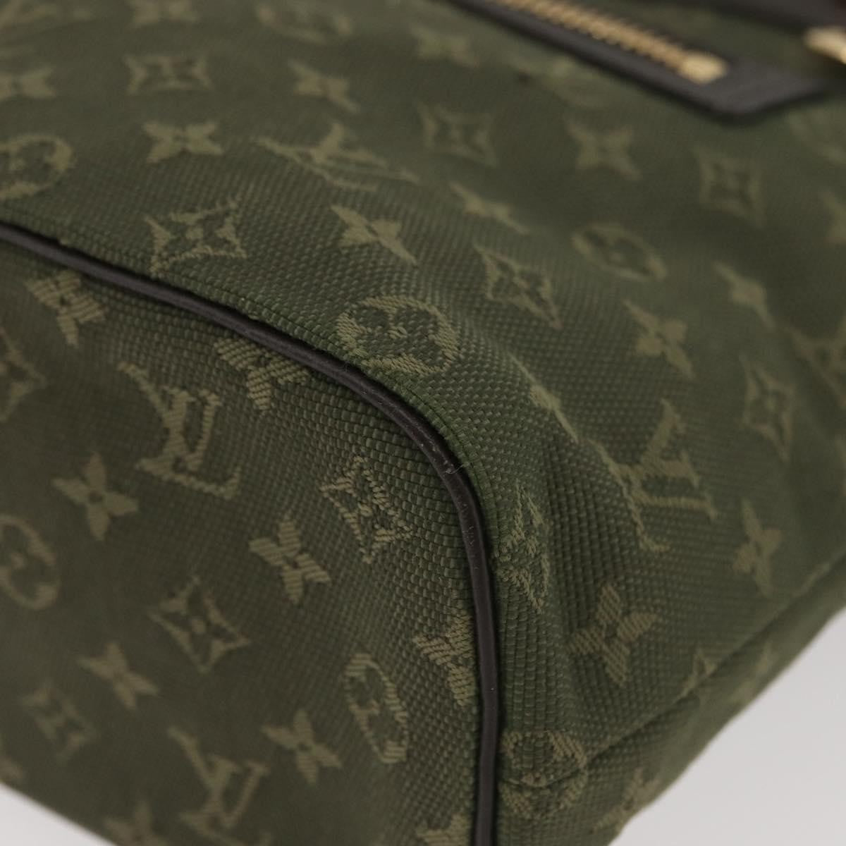 Louis Vuitton Lucille Mini Lin Khaki Canvas Handbag (Pre-Owned)