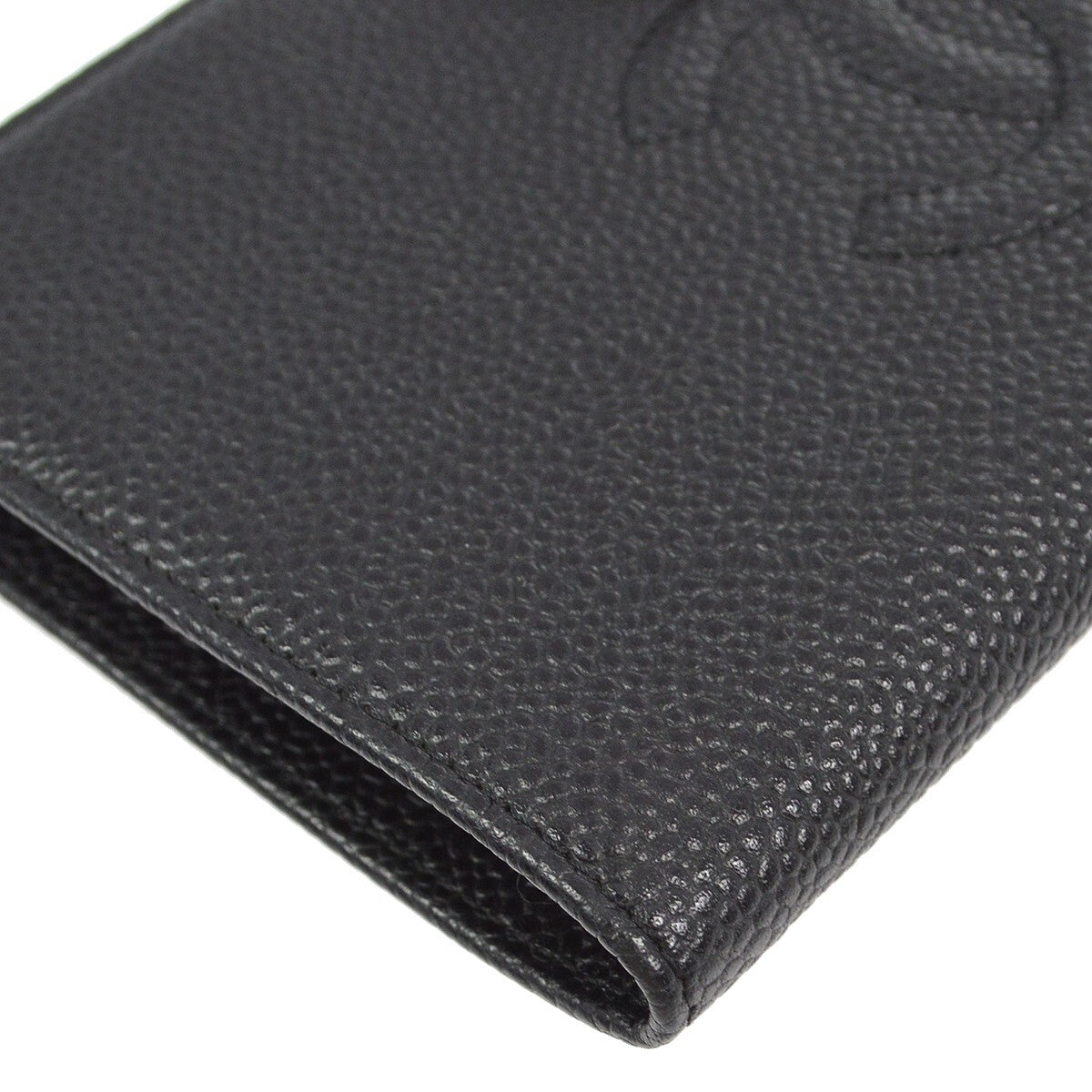 Chanel Timeless Cc French Caviar Black Leather Wallets Accessory (Pre-Owned)