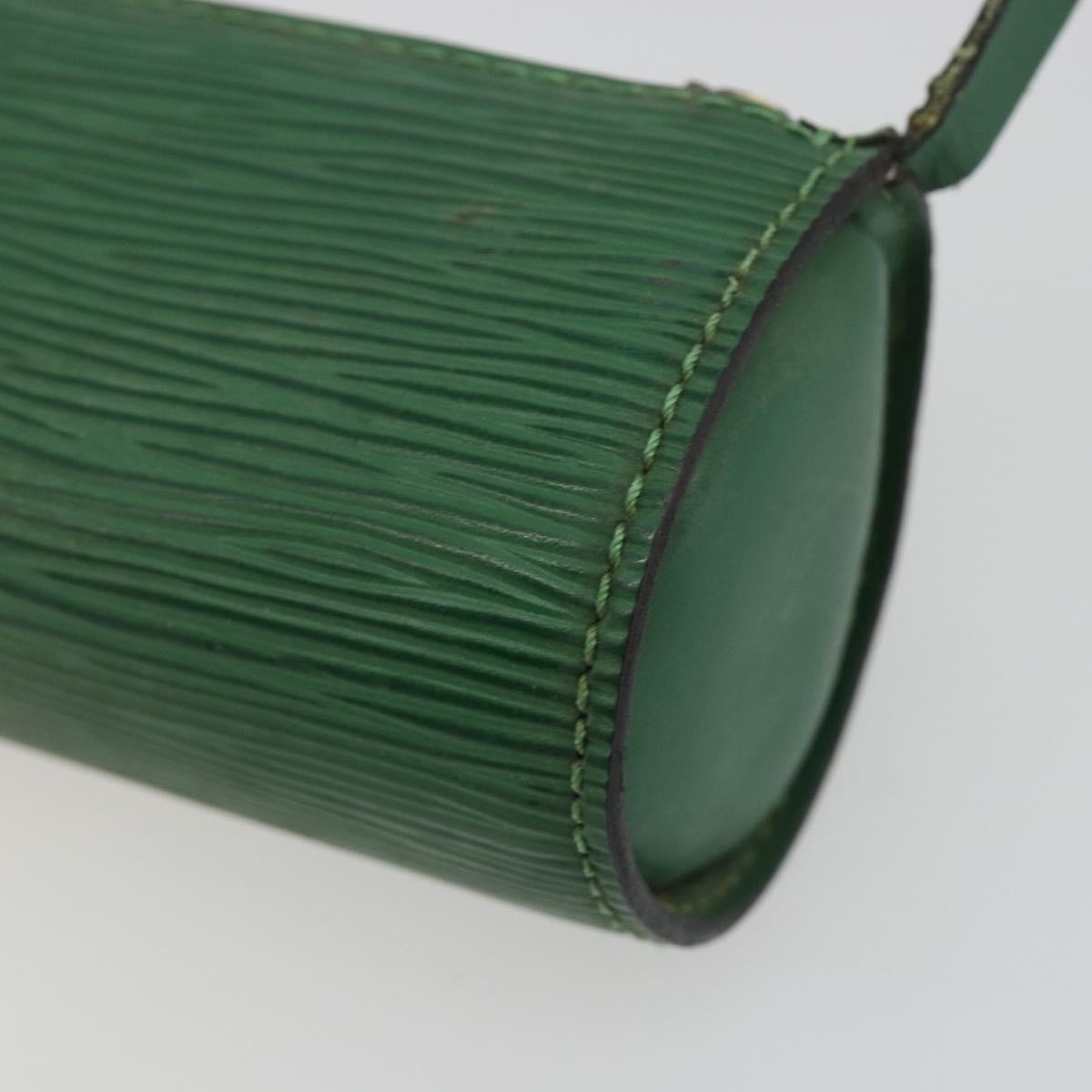 Louis Vuitton Soufflot Pochette Epi Leather Green Leather Clutche & Pouche Bag (Pre-Owned)