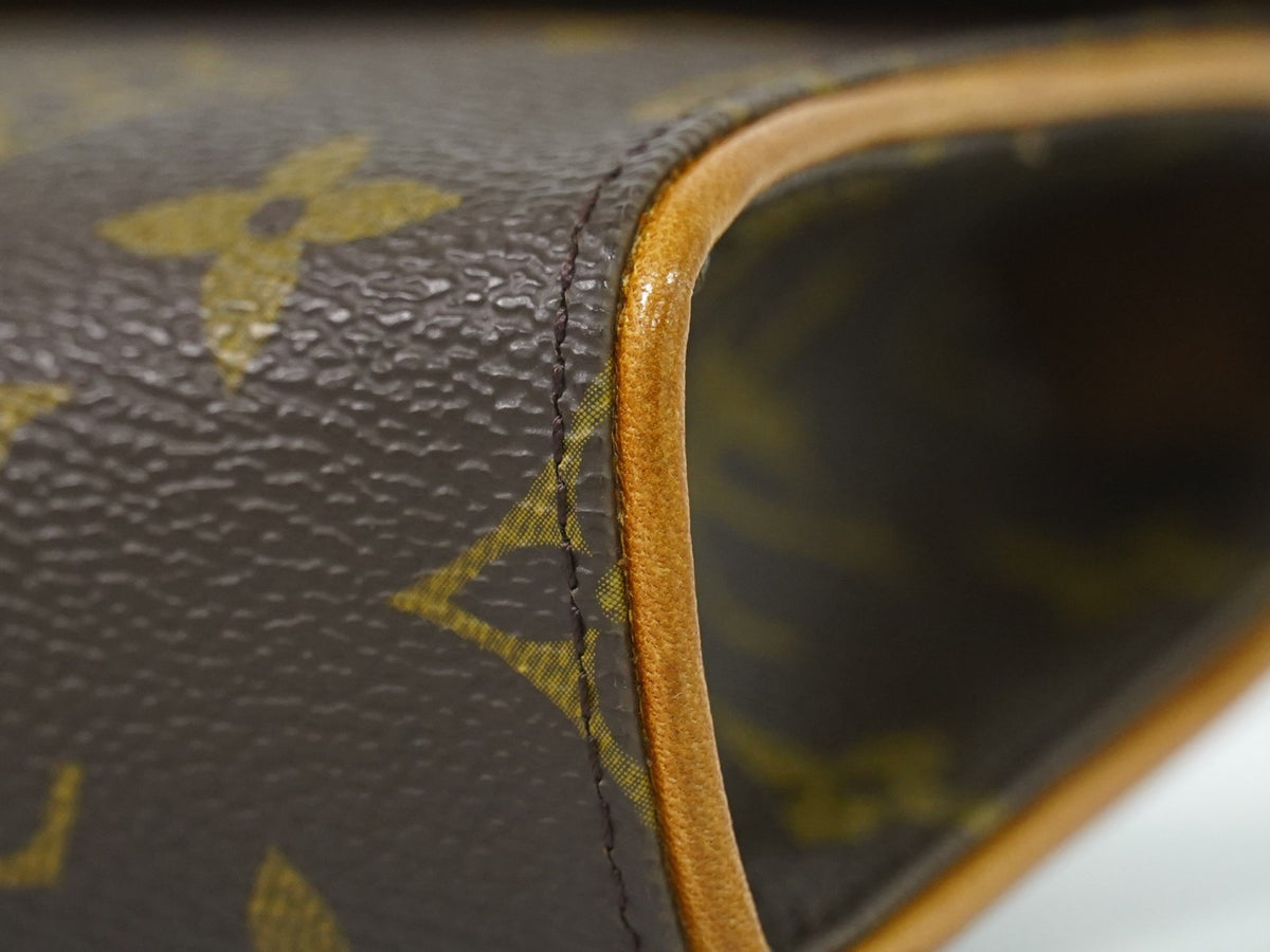 Louis Vuitton Florentine Pochette Canvas Brown Canvas Clutche & Pouche Bag (Pre-Owned)