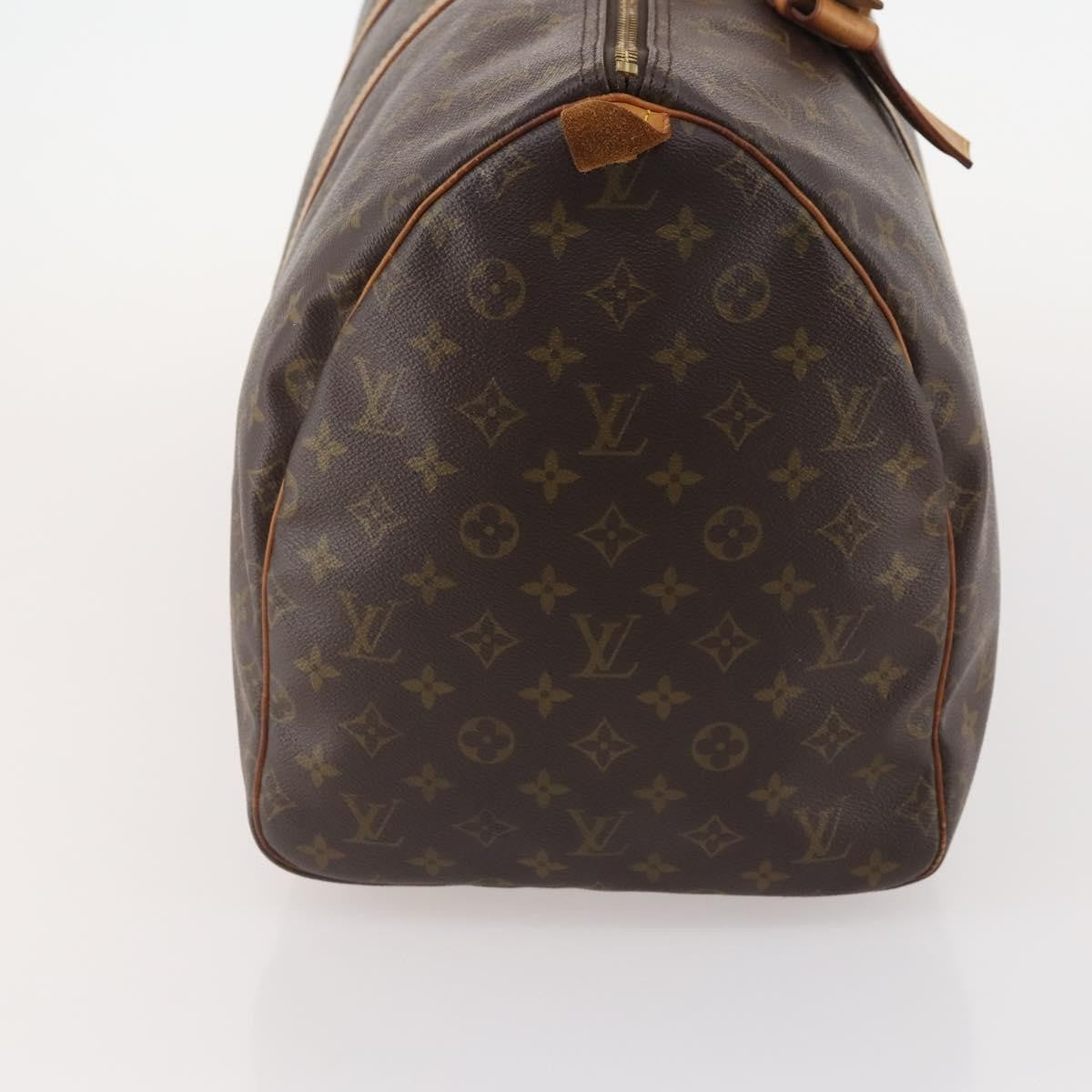 Louis Vuitton Keepall Bag Monogram Canvas Brown Canvas Travel Bag Bag (Pre-Owned)
