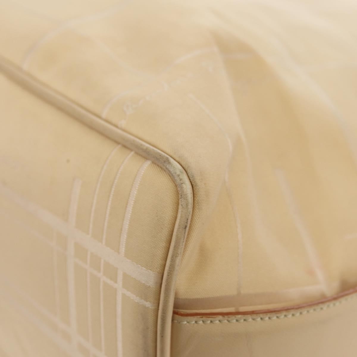 Salvatore Ferragamo Vintage Nylon Beige Nylon Shoulder Bag Bag (Pre-Owned)